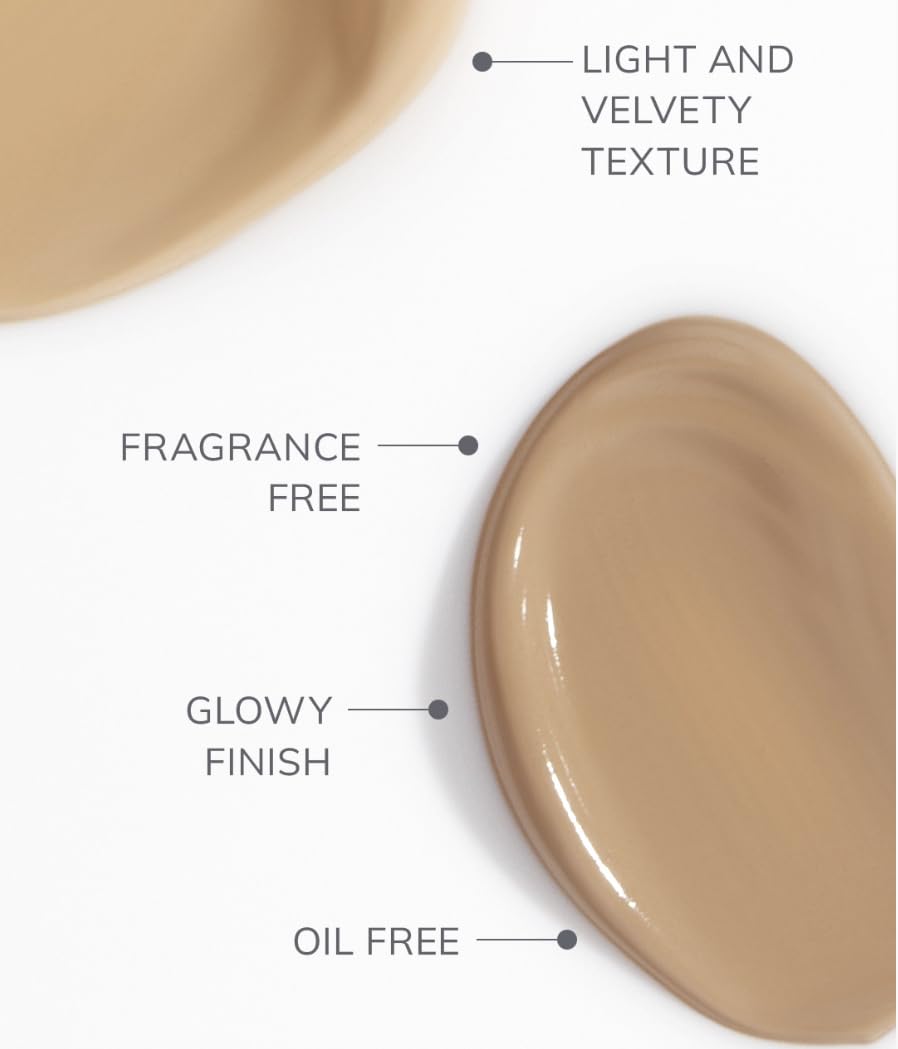 FARMASi Air Glow on-skin application visuals highlighting smooth blending for a natural look.