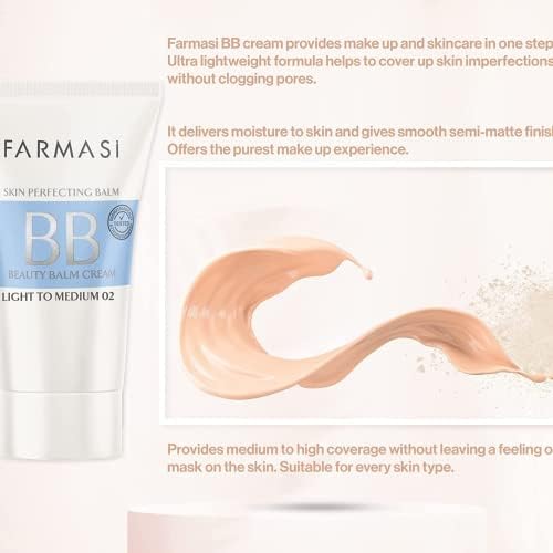 FARMASi BB Cream close-up texture highlights smooth hydration.