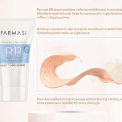 FARMASi BB Cream close-up texture highlights smooth hydration.