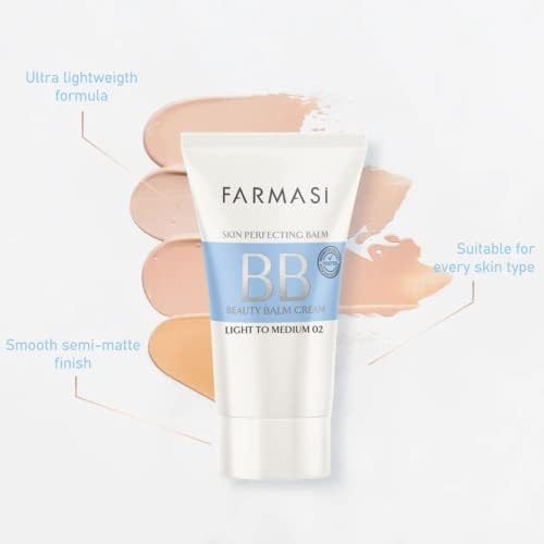 FARMASi BB Cream face blend demonstrates seamless finish.