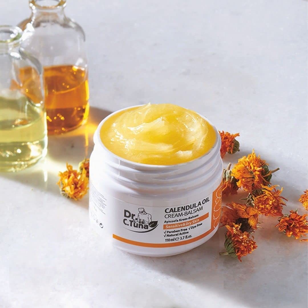 FARMASi Calendula Cream for face and body moisturizing as part of daily routine.