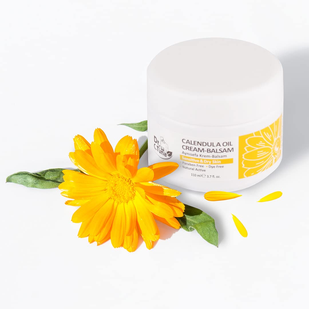 FARMASi Calendula Cream on dry hands keeps skin nourished.