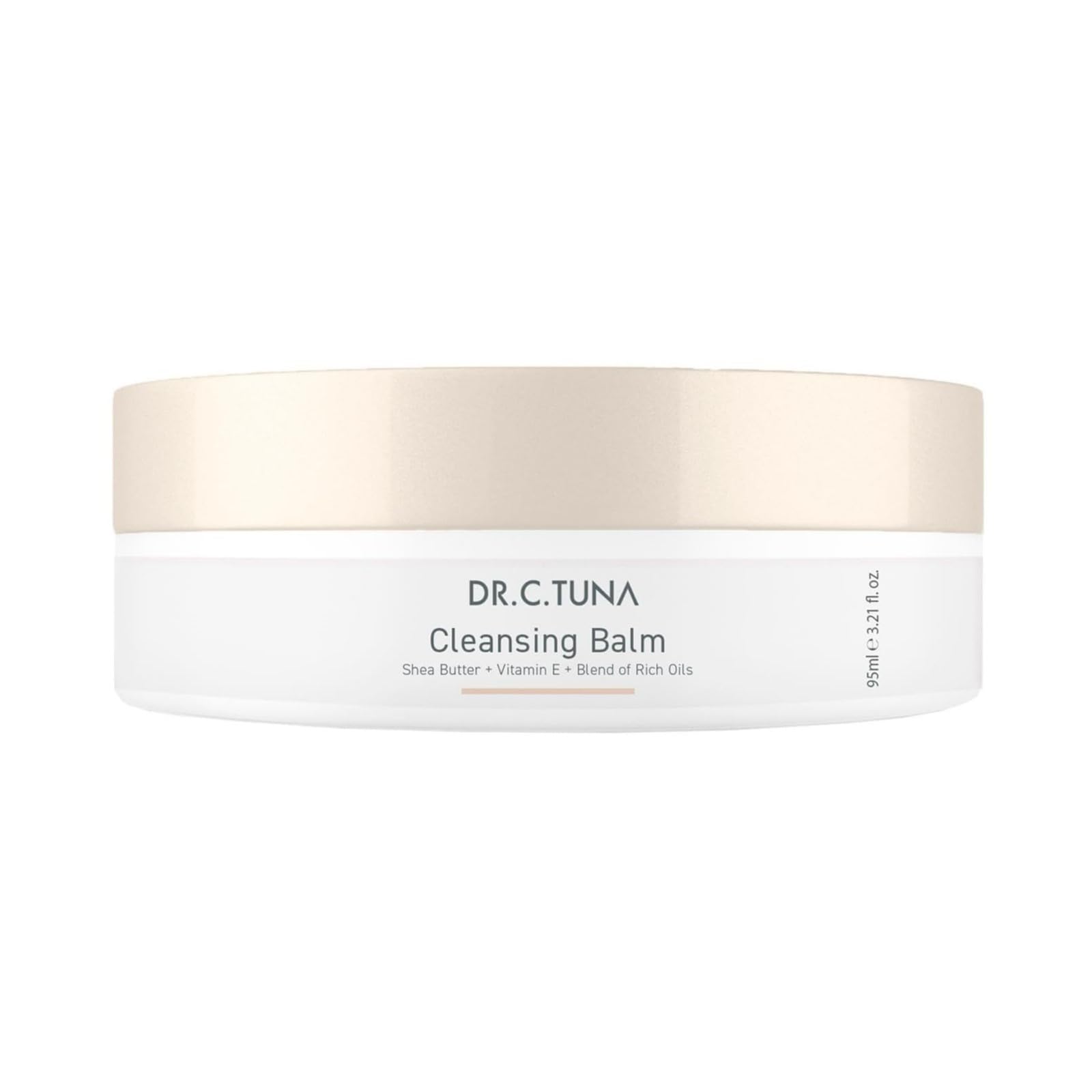 FARMASi Dr. C. Tuna cleansing balm texture close-up showing balm-to-oil transformation for gentle cleansing.