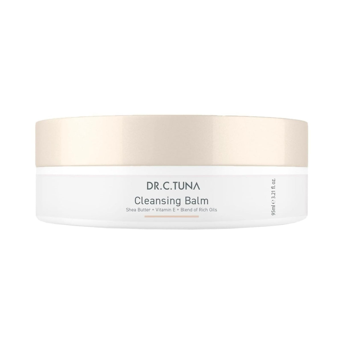 FARMASi Dr. C. Tuna cleansing balm texture close-up showing balm-to-oil transformation for gentle cleansing.