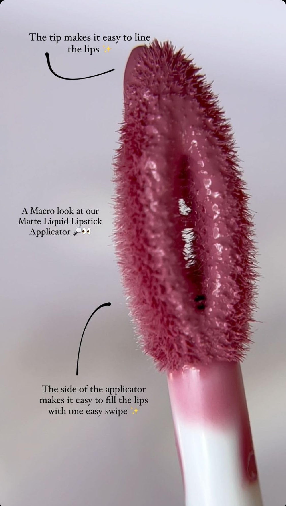 FARMASi matte lipstick application closeup demonstrates smooth, precise color on lips.