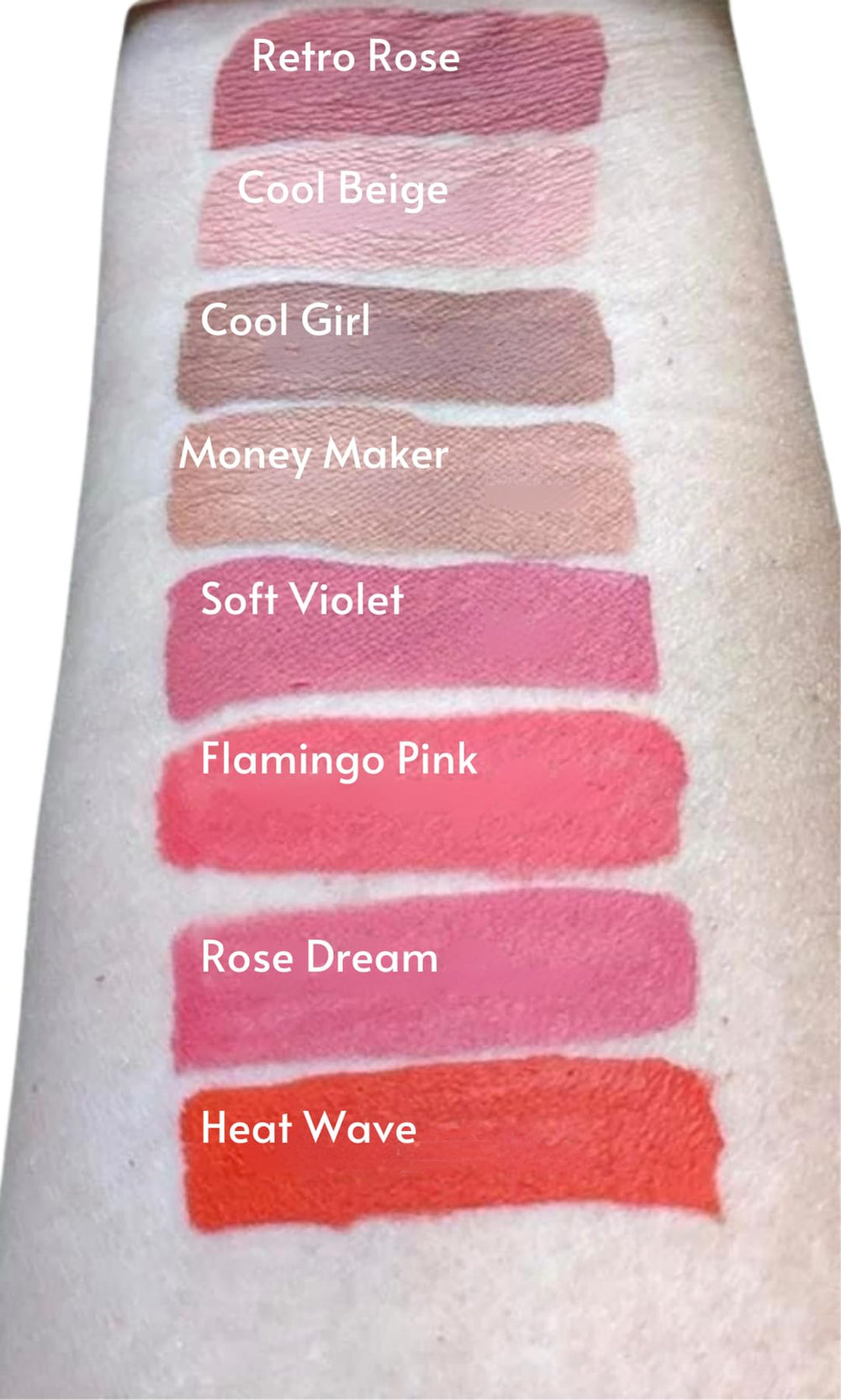 FARMASi lipstick applicator close-up for easy, controlled color application.