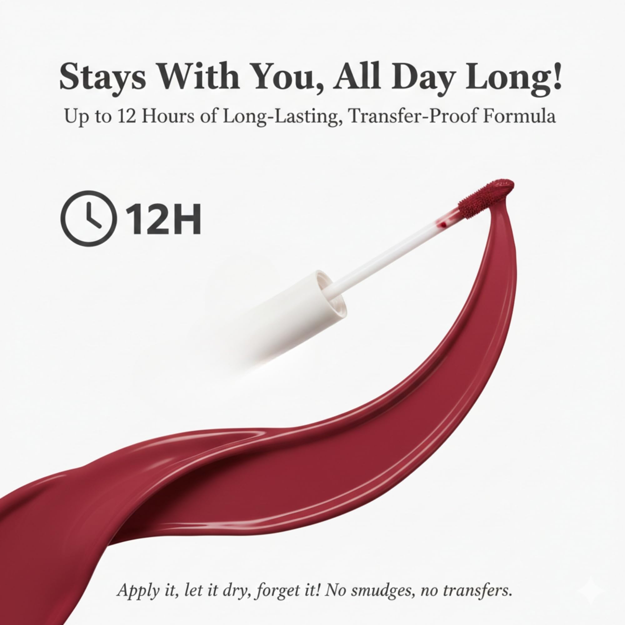 FARMASi precision-applicator-lipstick creates clean lip lines.