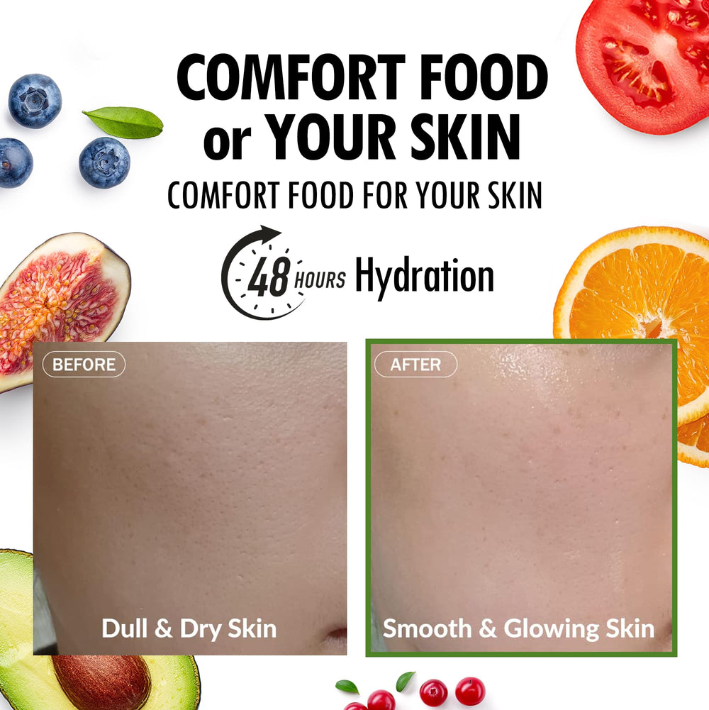 FARMSKIN Green Aqua Complex mask hydrates with hyaluronic acid.