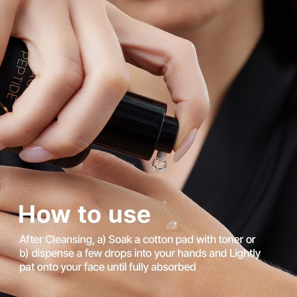 Farmstay glow look toner suggests radiant skin after use.