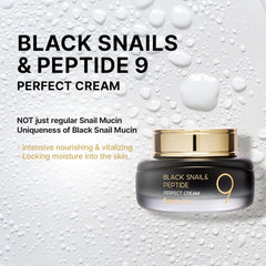 FARMSTAY Peptide 9 Complex cream jar signals 9-peptide formula for enhanced firmness and elasticity
