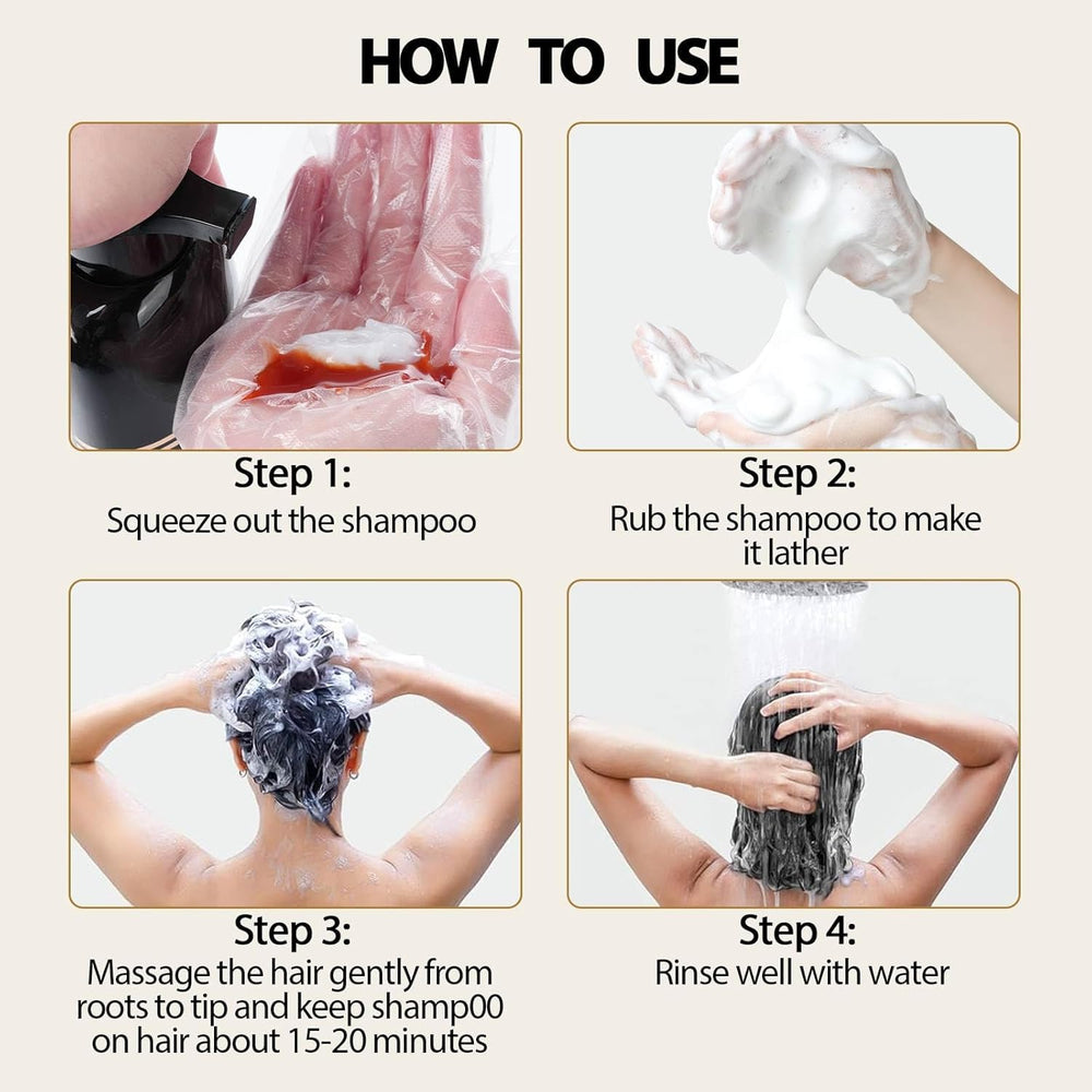 Farndu At-home look with Farndu Brown Hair Dye Shampoo delivering salon vibes.