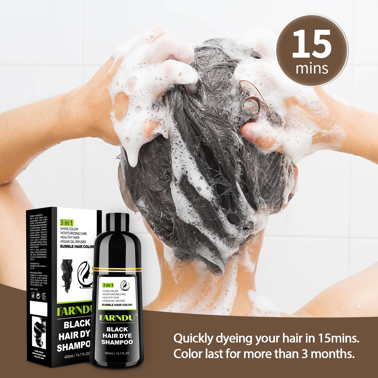 Farndu at-home salon-like results after one easy application