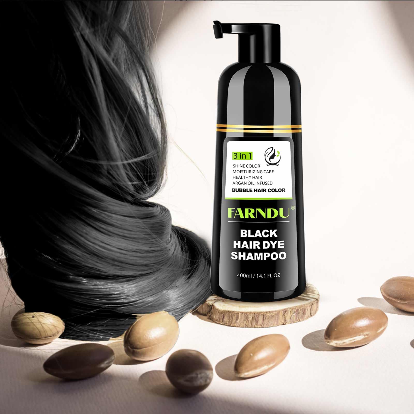Farndu senior-friendly color shampoo designed for gentle color care