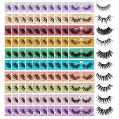 FARRED 10-styles 100-pairs lashes in boxes offer versatile looks for retailers