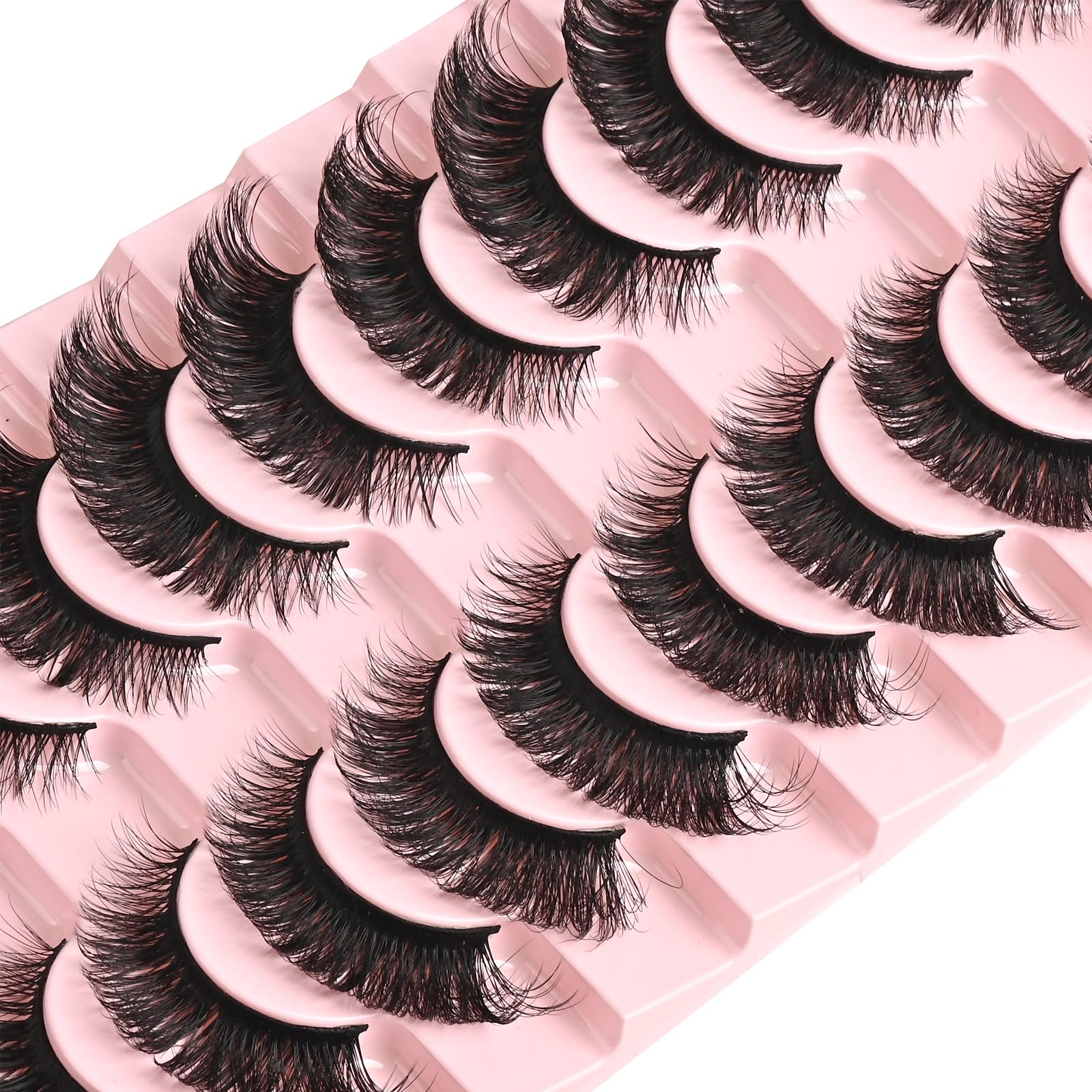 FARRED 8mm-15mm length lashes for versatile looks.
