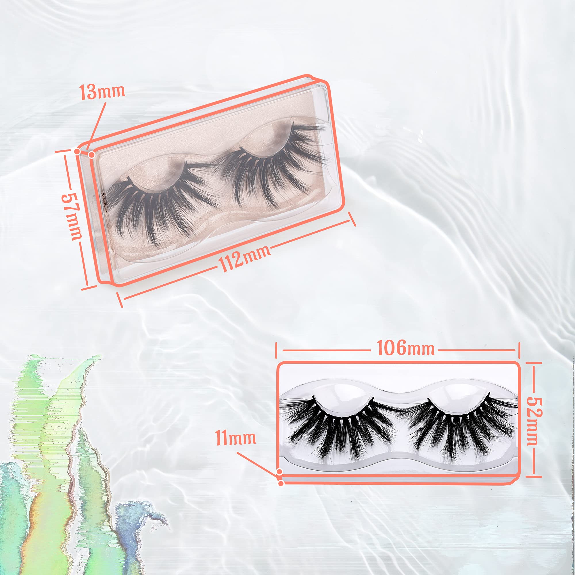 FARRED elegant packaging shows individual lash boxes for travel and organization.