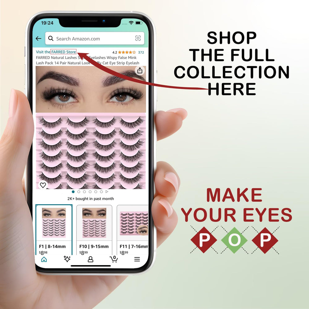 FARRED F5 lashes beginner-friendly, ideal for MUAs and daily makeup.