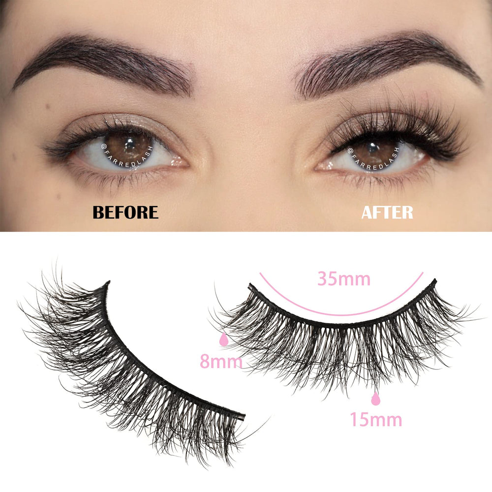 FARRED F5 lashes light-weight band for all-day comfort.