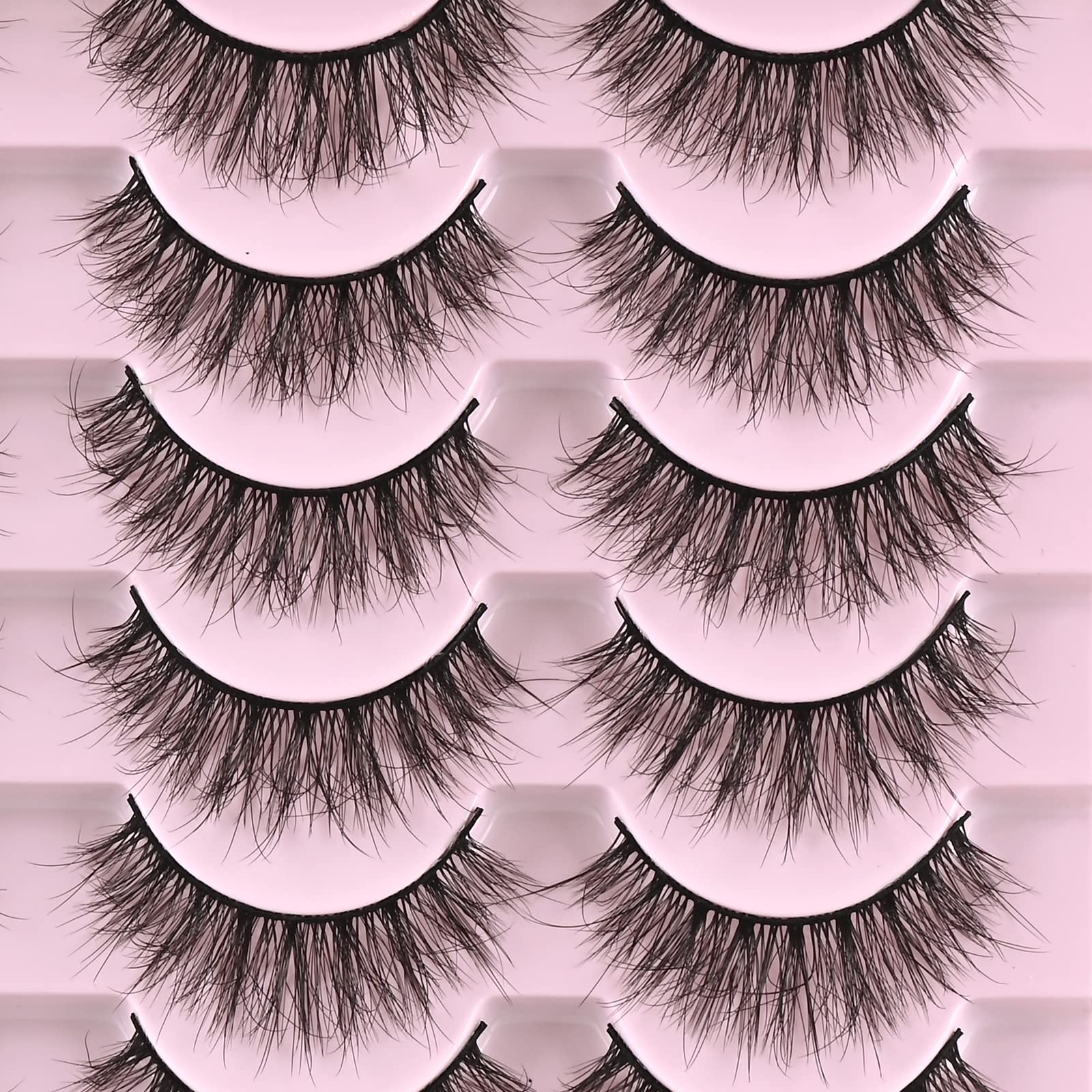 FARRED F5 lashes reusable 14-pair set for budget-friendly use.