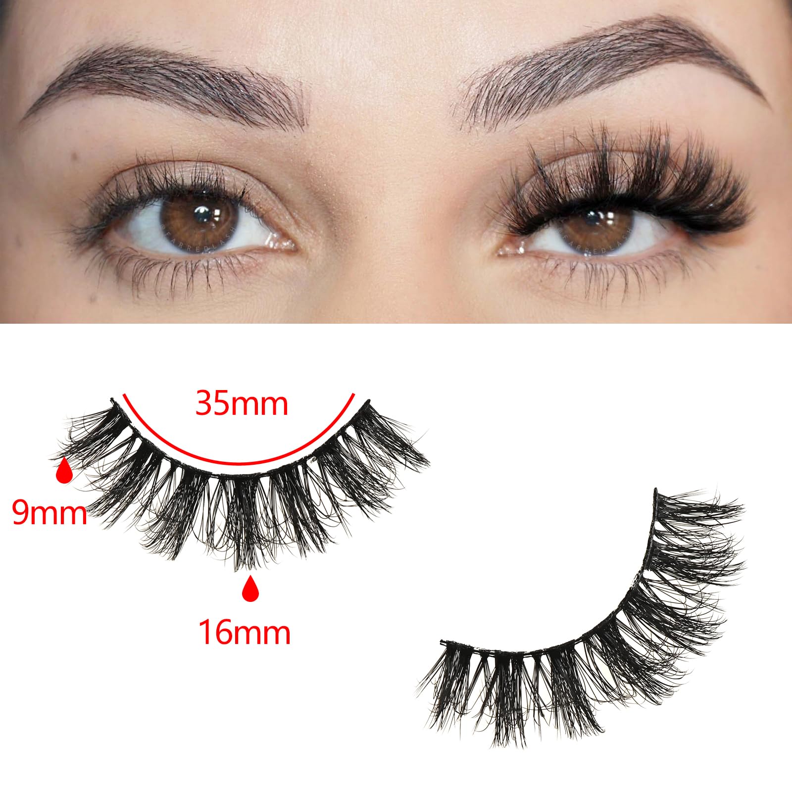 FARRED Fluffy Lashes are lightweight for all-day comfort