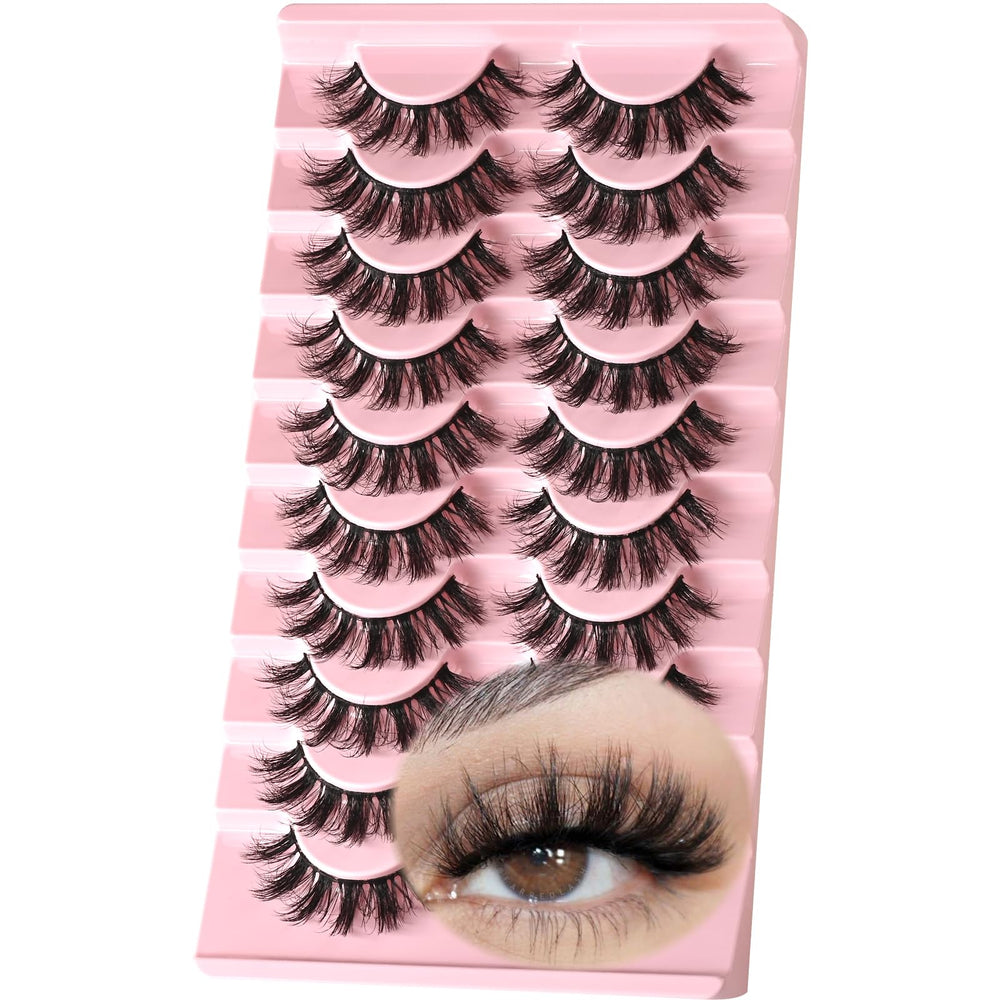 FARRED Fluffy Lashes with spiky wispy finish emphasizing outer corners