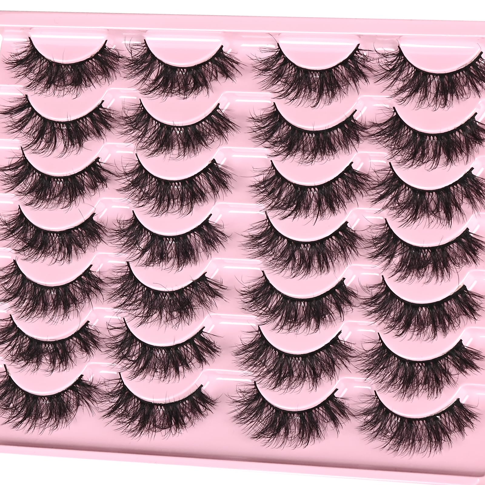 FARRED Fluffy Lashes feature fine tapered hairs for realism.