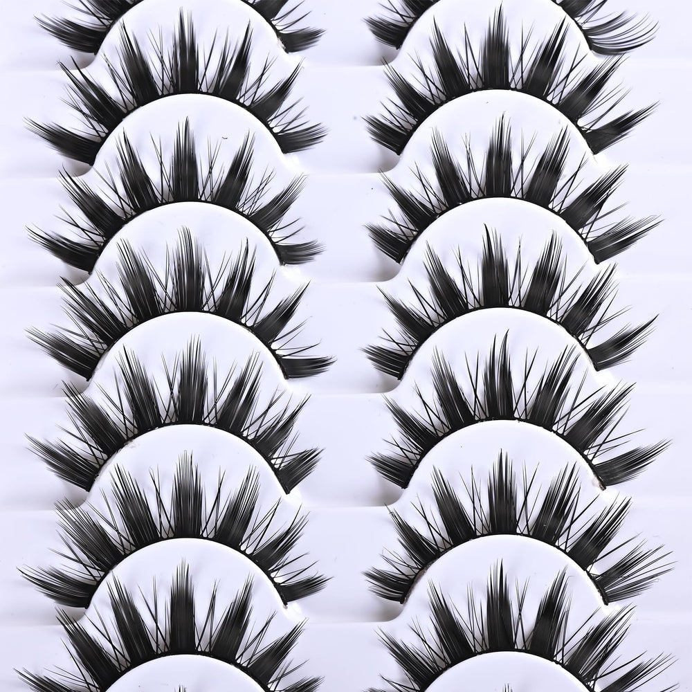 FARRED Manga Lashes flexible strip easy to apply and reuse.