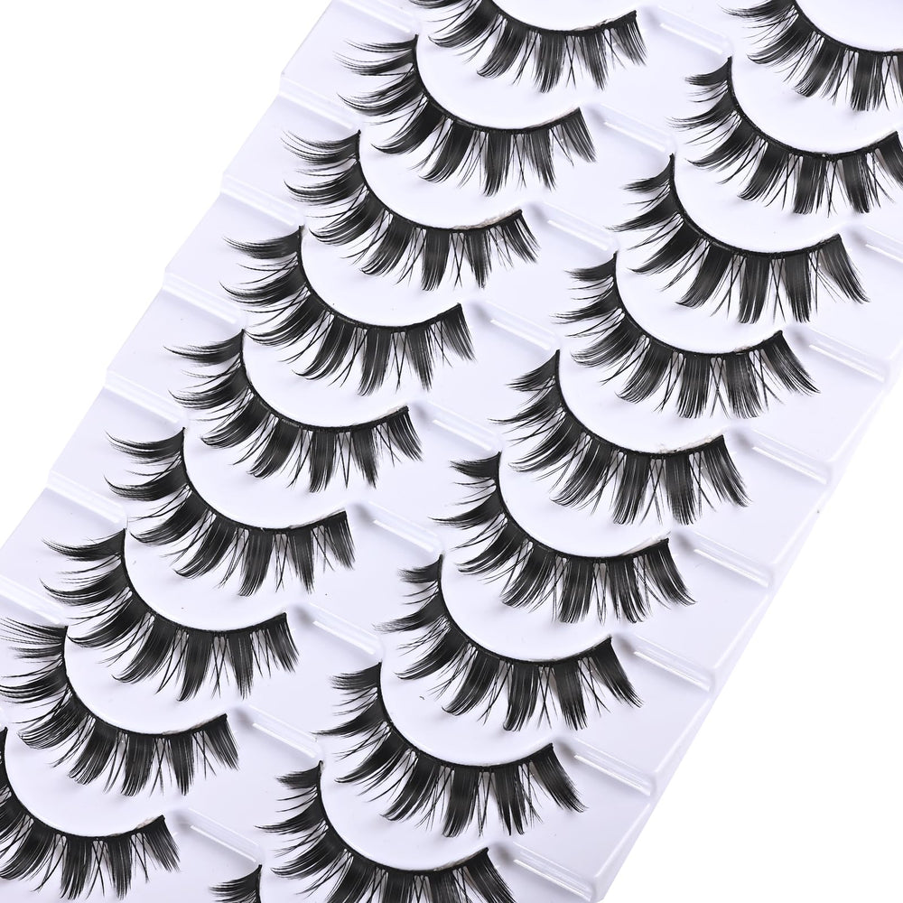 FARRED Manga Lashes 10-pair pack offers affordable experimentation with dramatic looks.