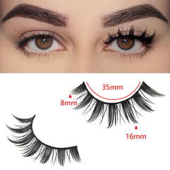 FARRED Manga Lashes spiky set highlights dramatic, doll-eyed anime style.