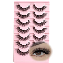 FARRED Natural Lashes Cat Eye lashes offer bright fluttery definition for daily wear.