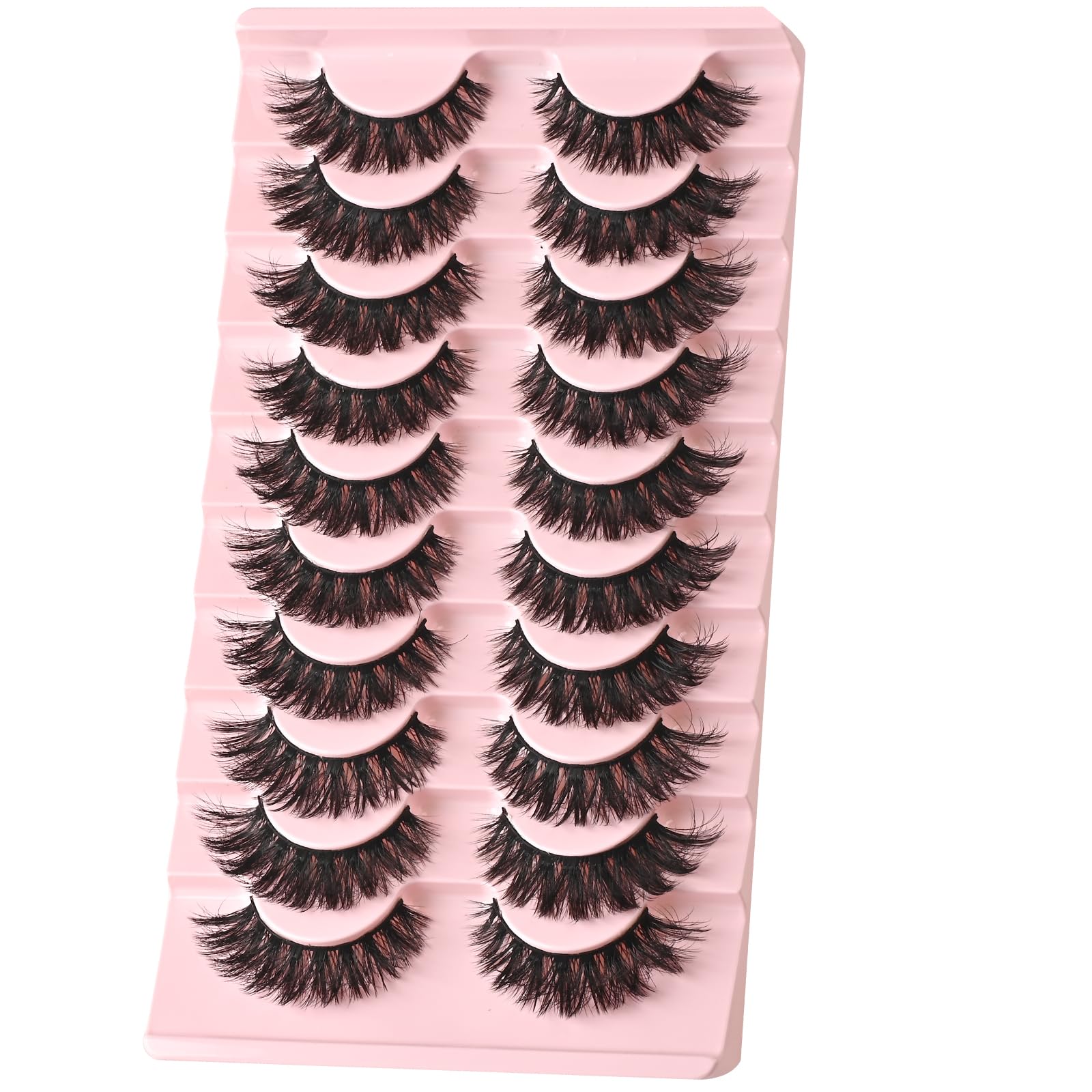 FARRED lashes designed for round and hooded eyes with a secure fit.