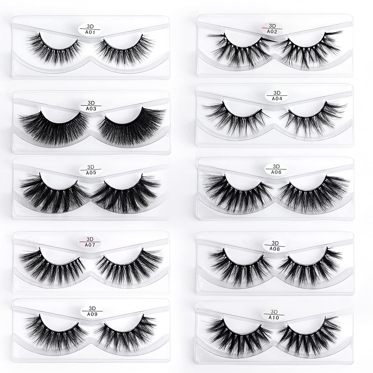 Farred fluffy volume 3D faux mink look for natural, dramatic eyes.