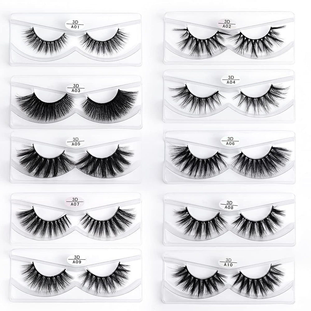Farred fluffy volume 3D faux mink look for natural, dramatic eyes.