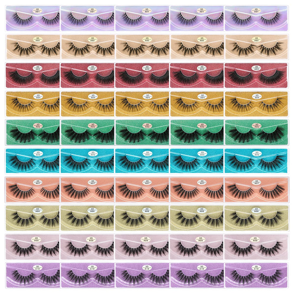 FARRED wholesale faux mink lashes 50-box collection for versatile daily looks