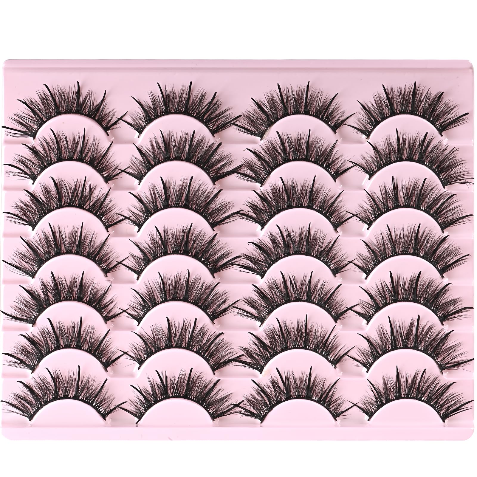 Farred Wispy Lashes 14-pair pack ready for versatile looks.