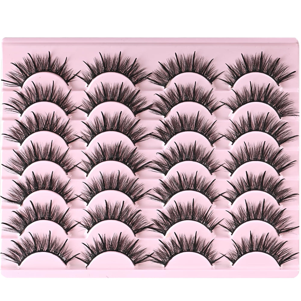 Farred Wispy Lashes 14-pair pack ready for versatile looks.