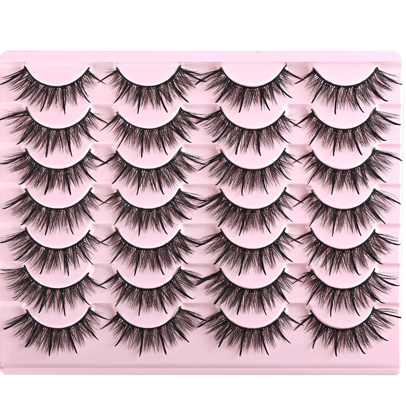 Farred Wispy Lashes ultra-light fibers for day-to-night comfort.
