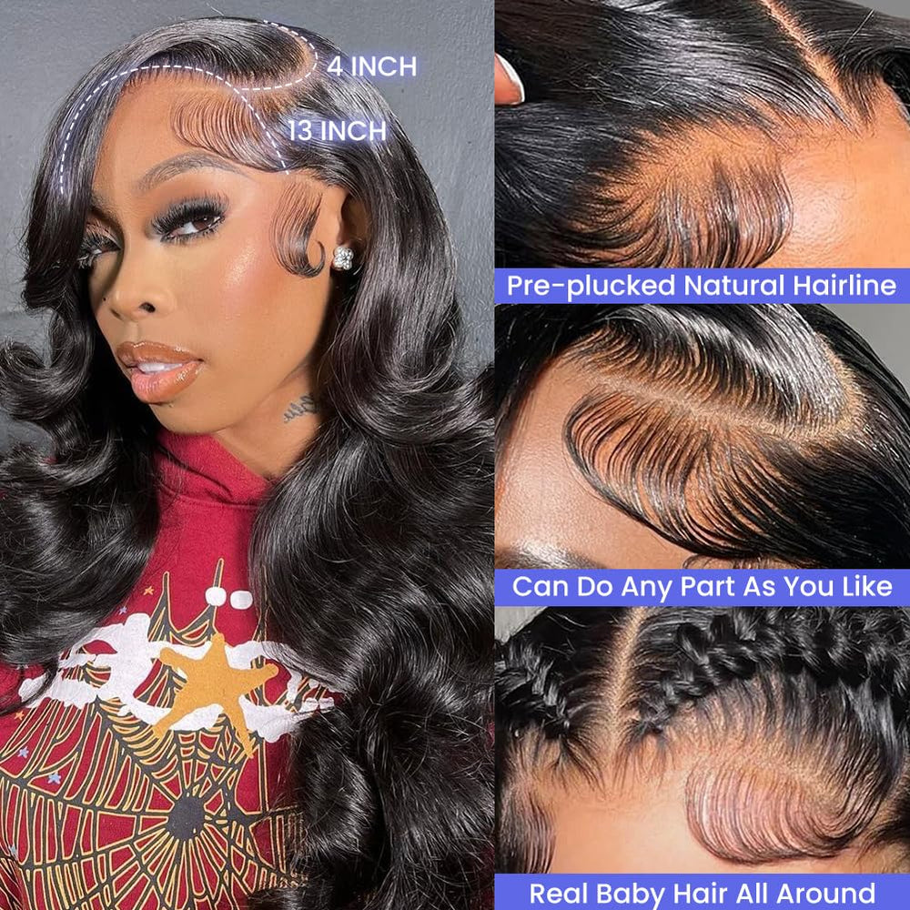 FASCARA HD transparent lace front wig offers seamless scalp illusion
