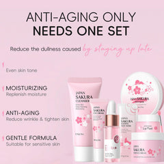 Fashion Base Sakura Serum 17ml hydrates and helps brighten skin texture