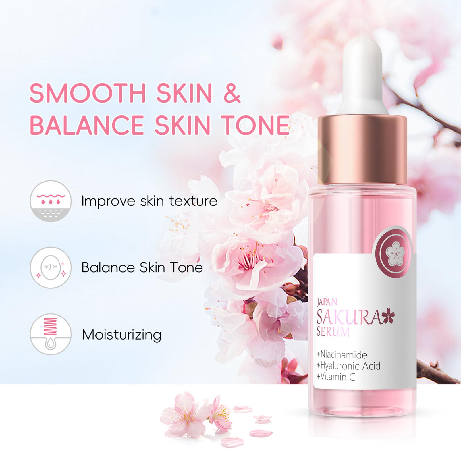 Fashion Base Sakura Essence Cream jar with smooth hydrating texture.