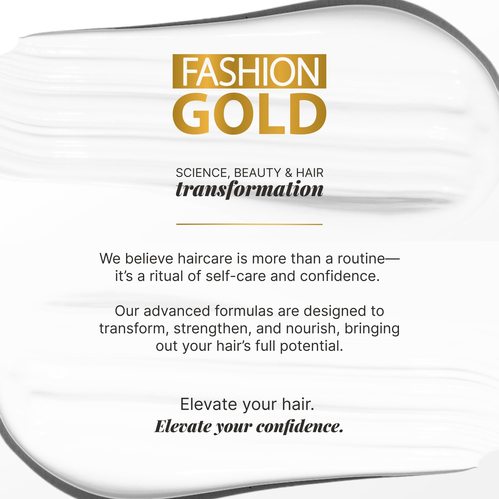 Fashion Gold Shampoo daily-use concept for color-treated hair.