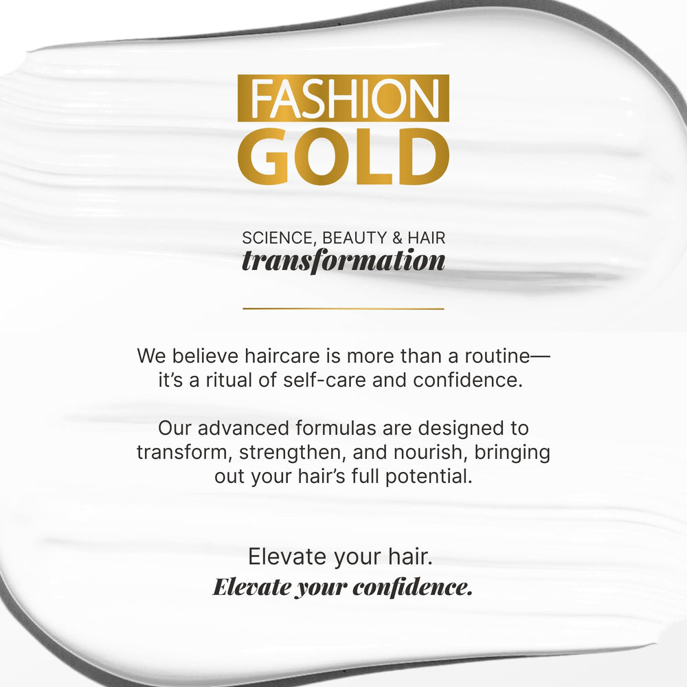 Fashion Gold Shampoo daily-use concept for color-treated hair.