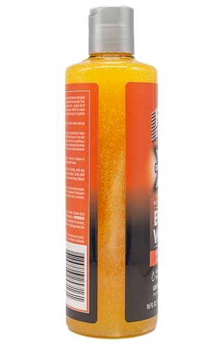 Fast Orange Grease X Body Wash exfoliating wax beads close up for exfoliation