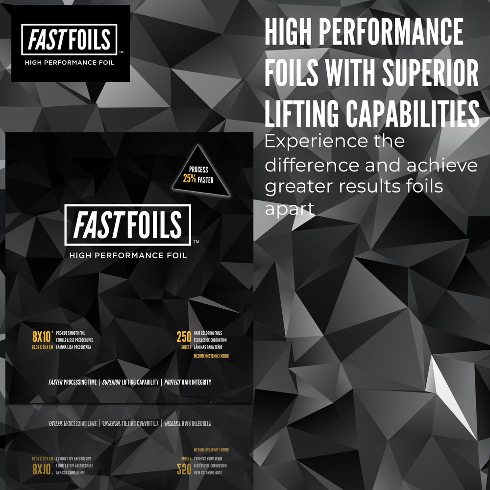FASTFOILS black-coated foil enhances heat distribution for even color development