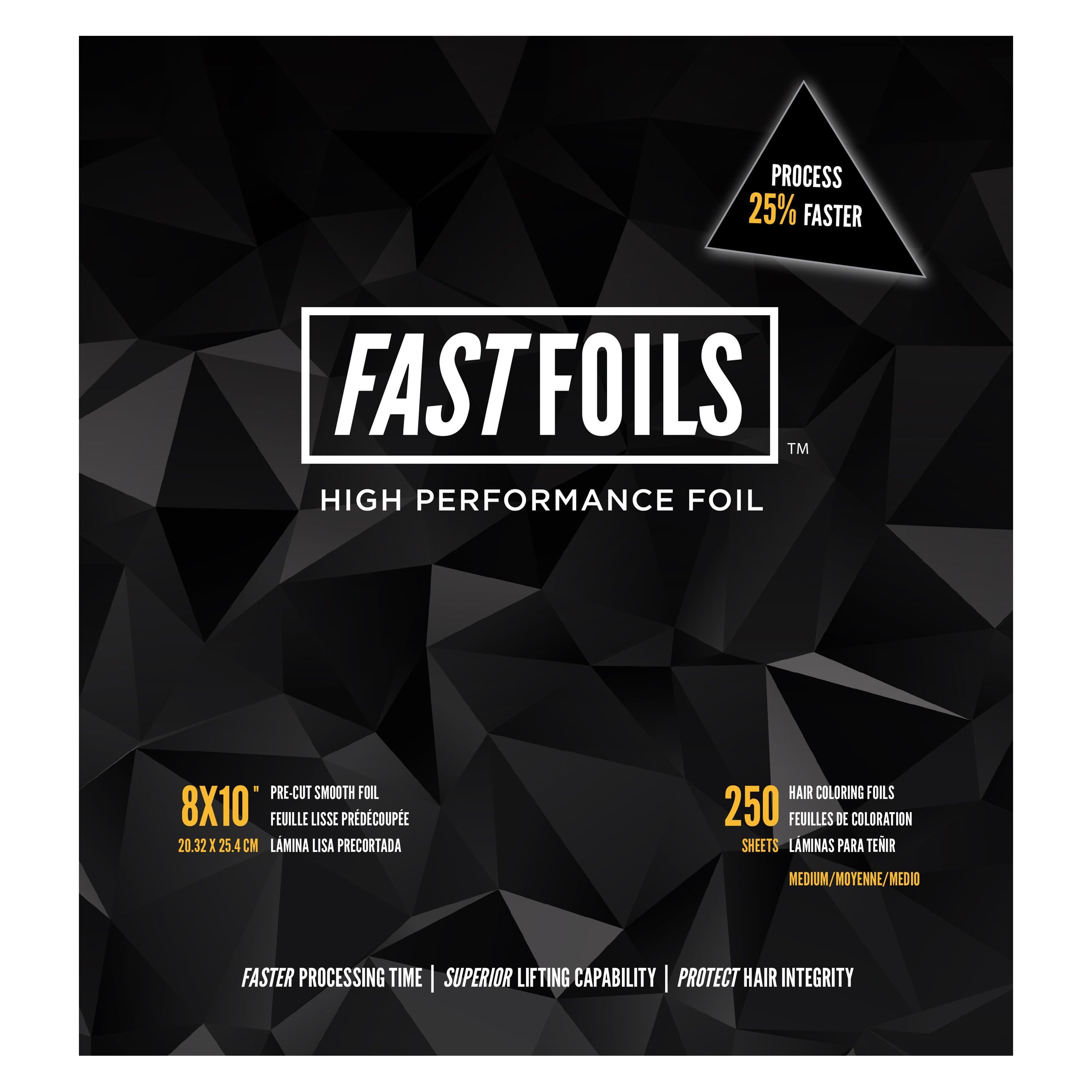 FASTFOILS pre-cut 8x10 foils for clean, professional hair highlighting