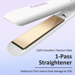 Faszin HeatSyncX display showing real-time temperature feedback.
