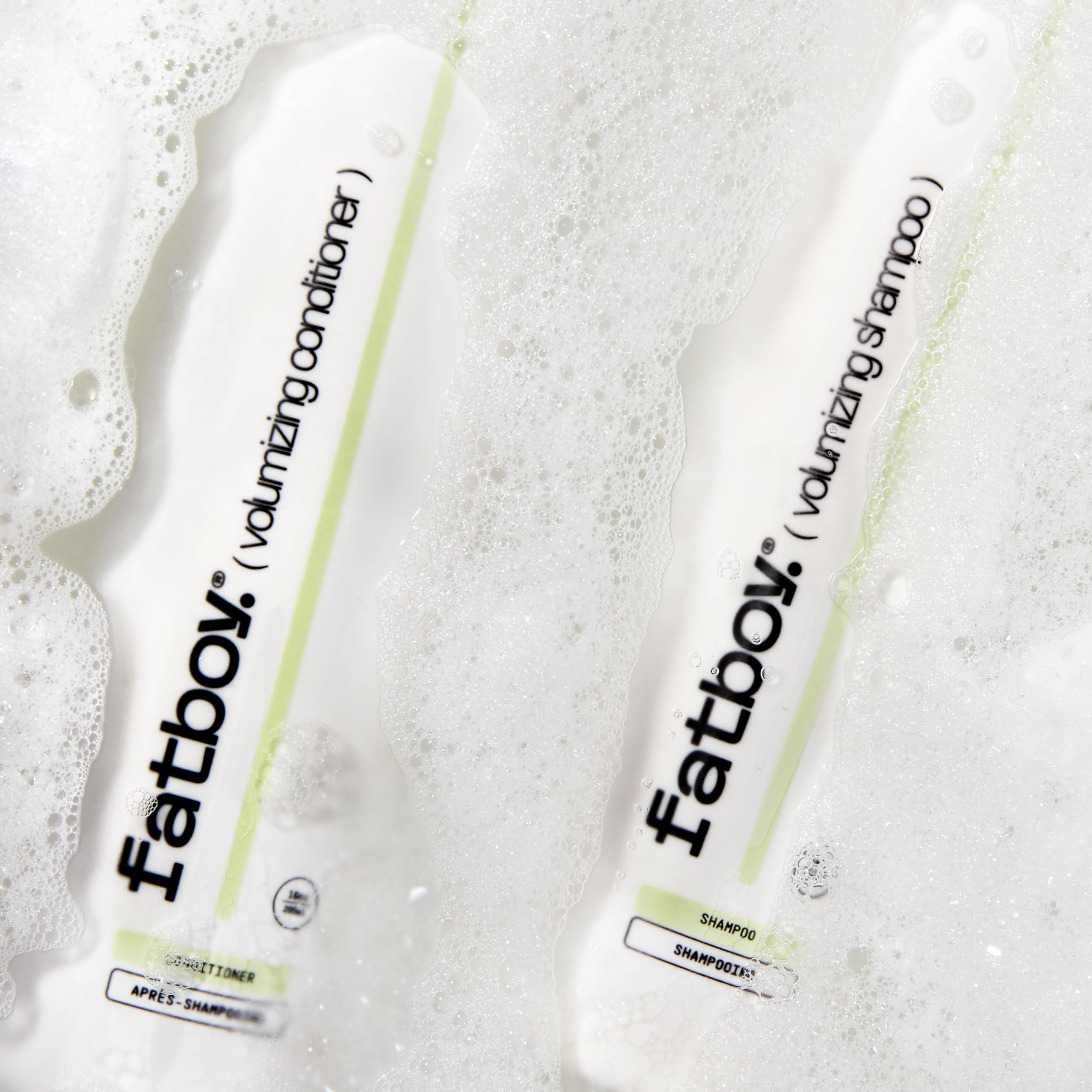 Fatboy Hair bottle signals paraben-free and color-safe formula