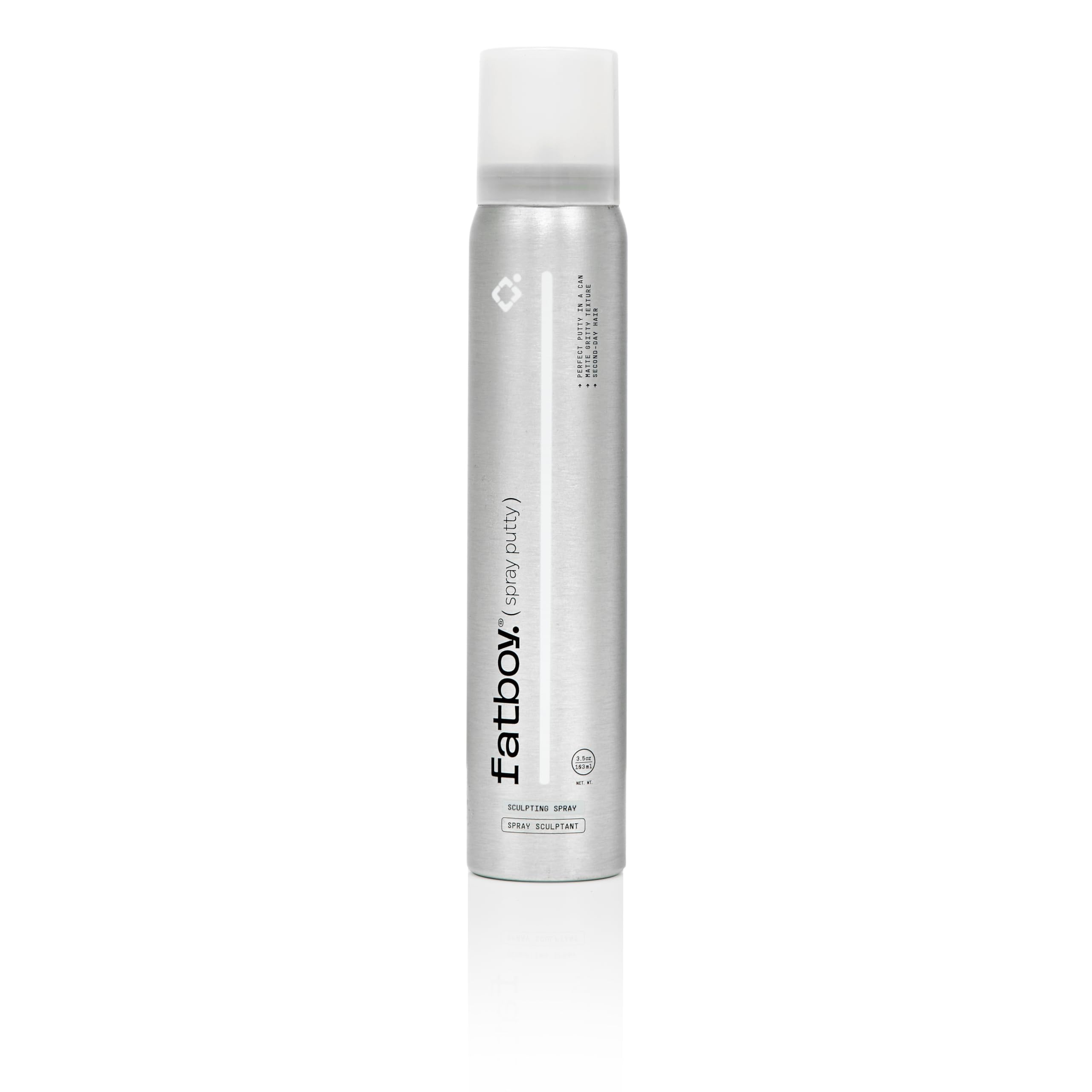 Fatboy Hair Spray Putty adds fullness and texture for a voluminous look