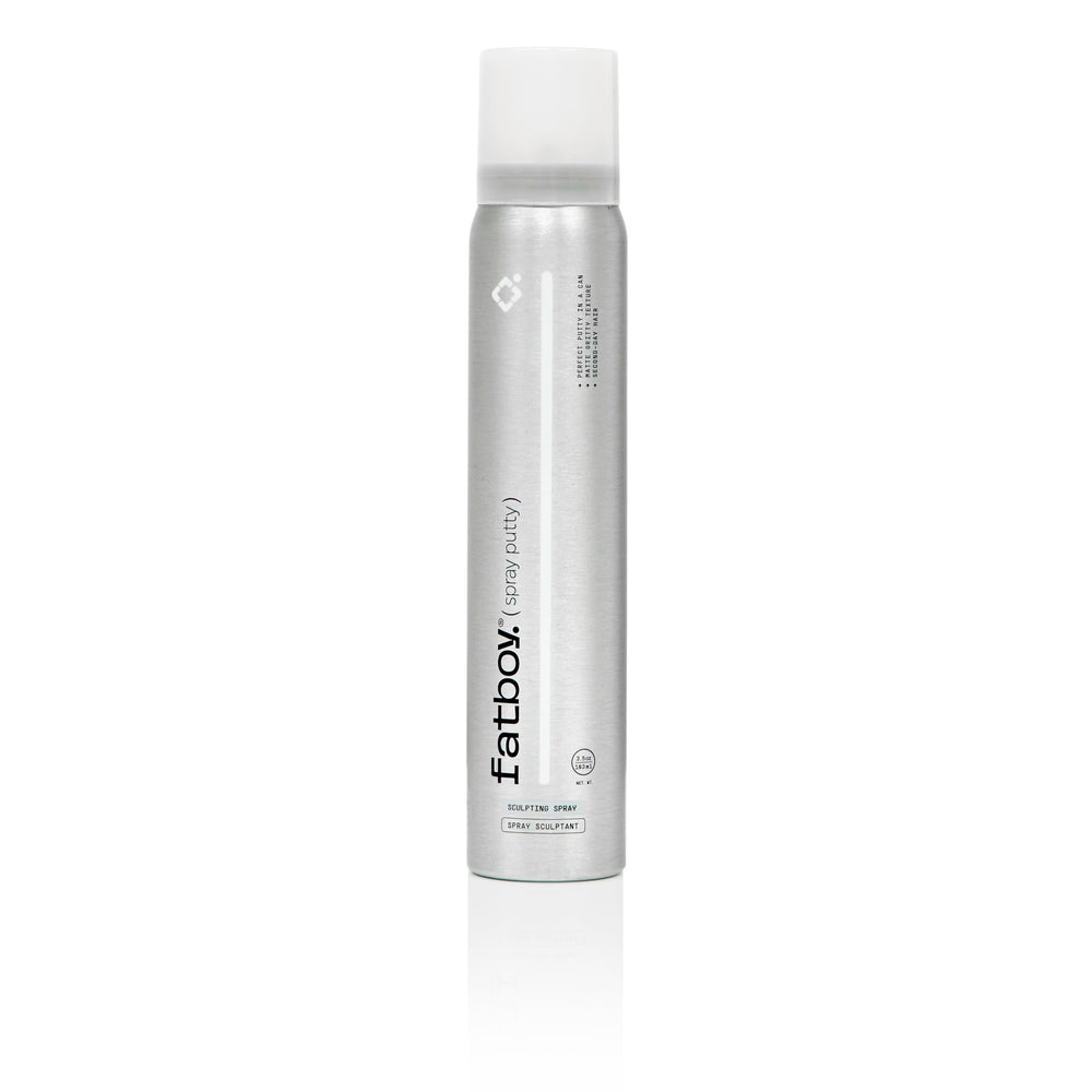 Fatboy Hair Spray Putty adds fullness and texture for a voluminous look