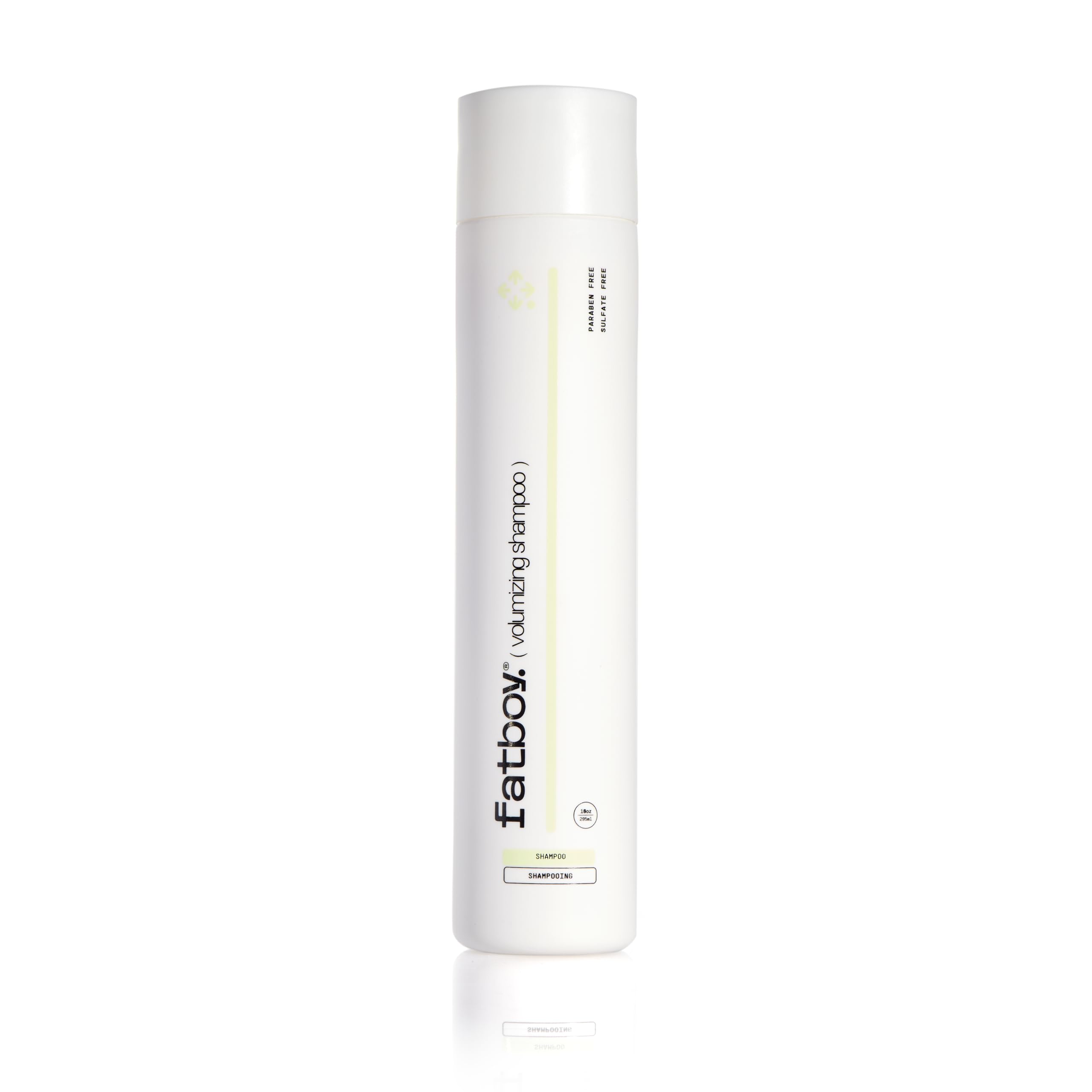 Fatboy Hair volumizing shampoo bottle for fuller-looking hair after wash
